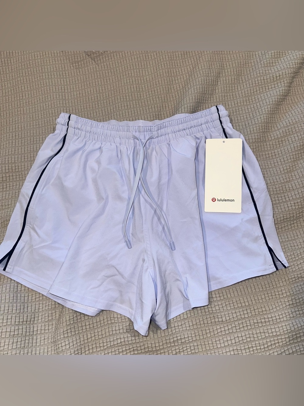 NWT 6 Lululemon Court Rival High-Rise Short 3" with Liner - Serene Blue Lavender